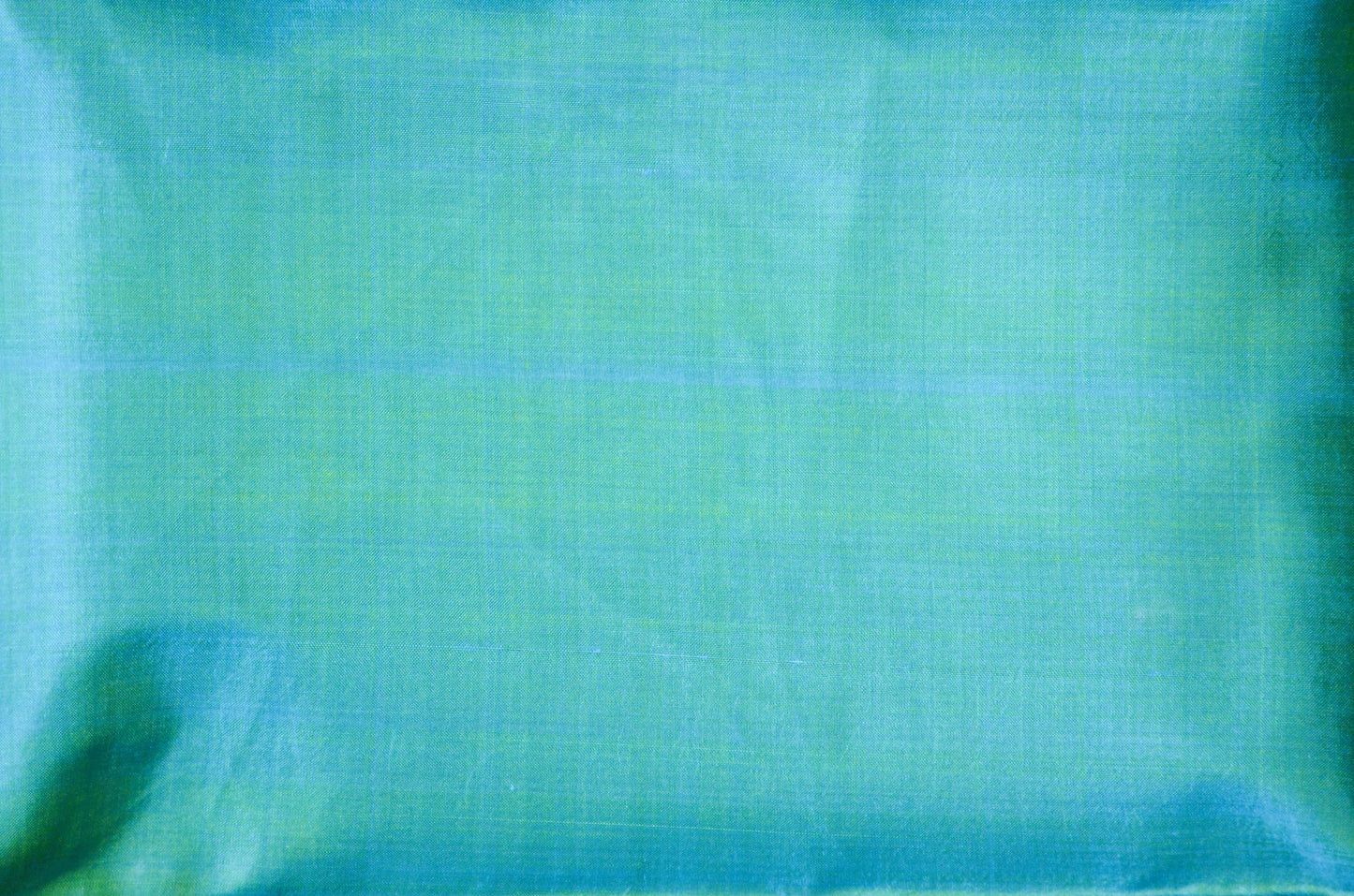 Teal Dual Tone Pure Silk Sonamukhi Handloom Saree