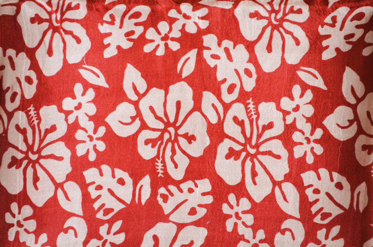 White Block Print Pure Silk Handloom Saree