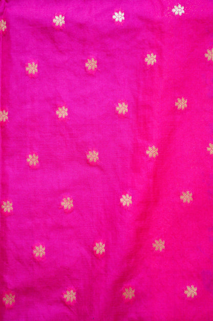 Purple Banarasi Silk Saree with Meenakari