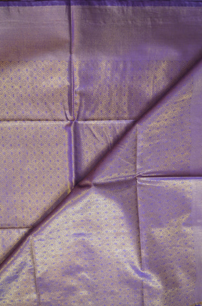 Purple Kanjeevaram Zari Vegan Silk Handloom Saree