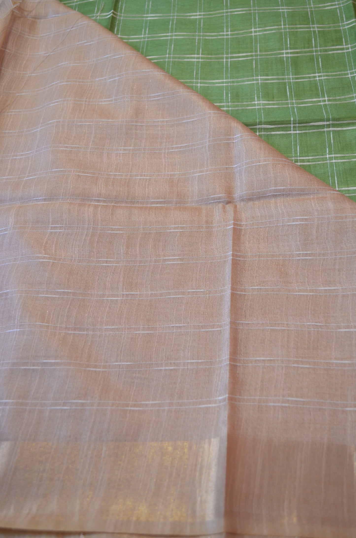 Pista Green Contemporary Vegan Silk Saree