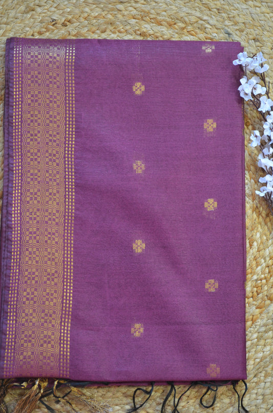 Rouge Contemporary Zari Vegan Silk Saree
