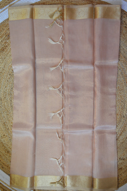 Pink Zari Kota Saree