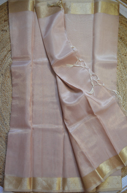 Pink Zari Kota Saree