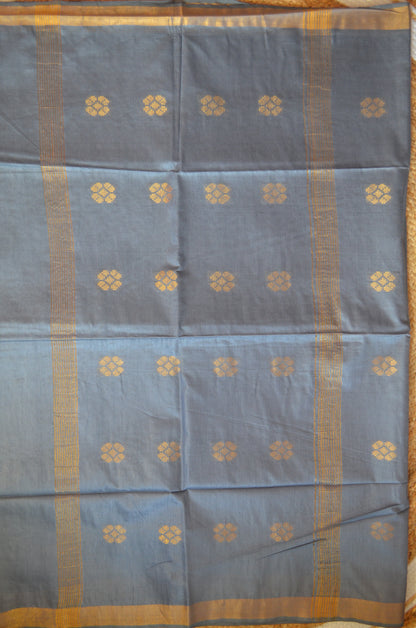 Bollywood Beauties - Steel Grey, Soft Vegan Silk Saree