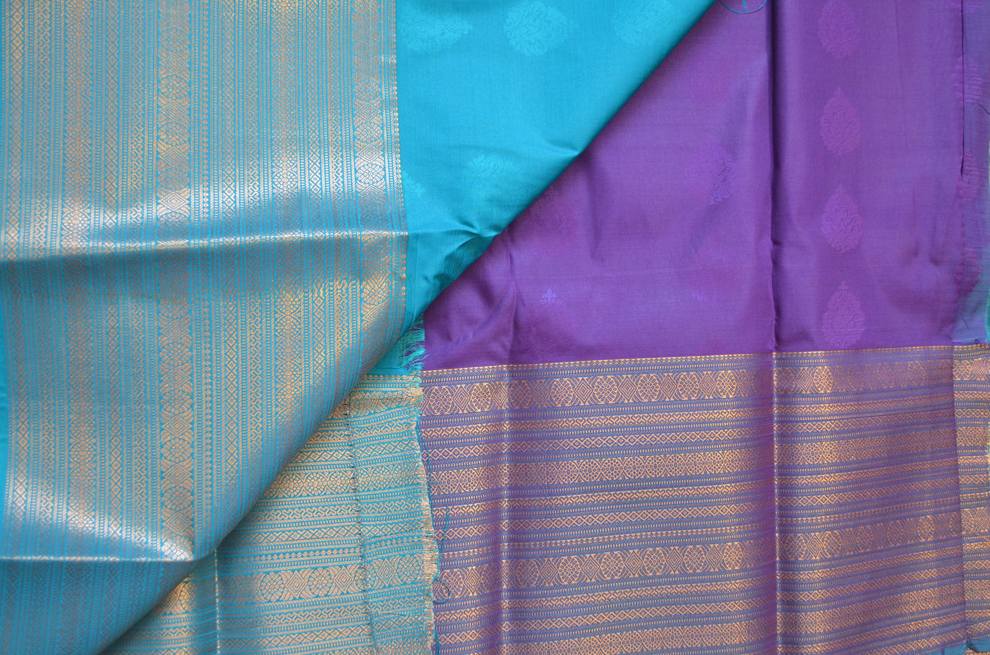 Purple Kanjivaram Silk Saree