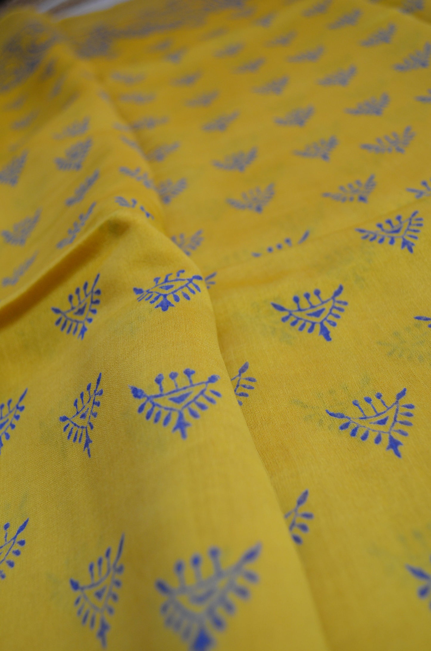 Yellow Bapta Cotton Silk Handloom Saree