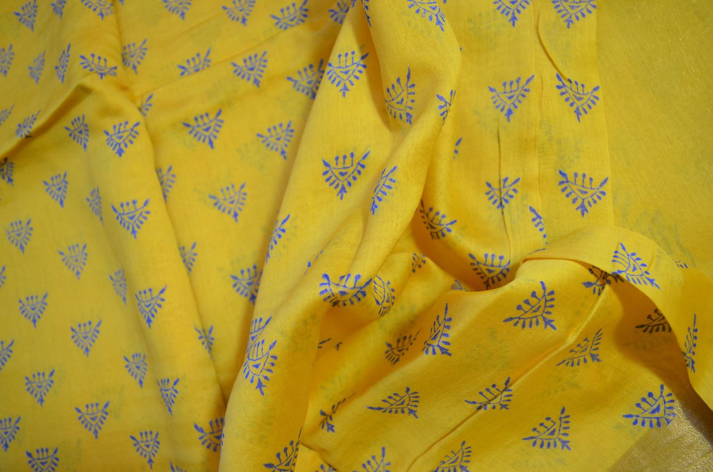 Yellow Bapta Cotton Silk Handloom Saree