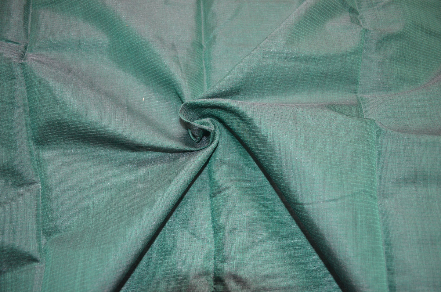Jungle Green Mangalagiri Cotton Silk Handloom Saree
