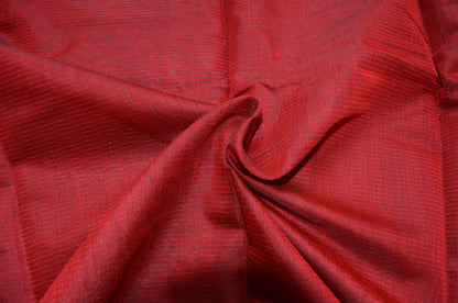 Red Mangalagiri Cotton Silk Handloom Saree
