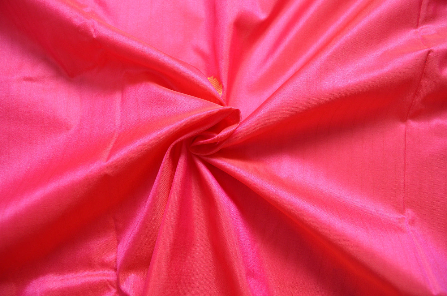Magenta Kantha Work Katan Silk Saree