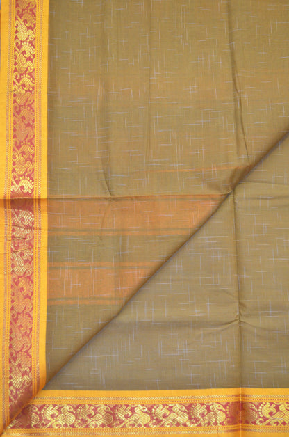 Olive Madurai Cotton Handloom Saree