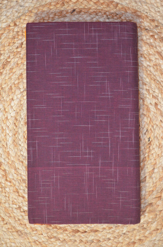 Maroon Madurai Cotton Handloom Saree
